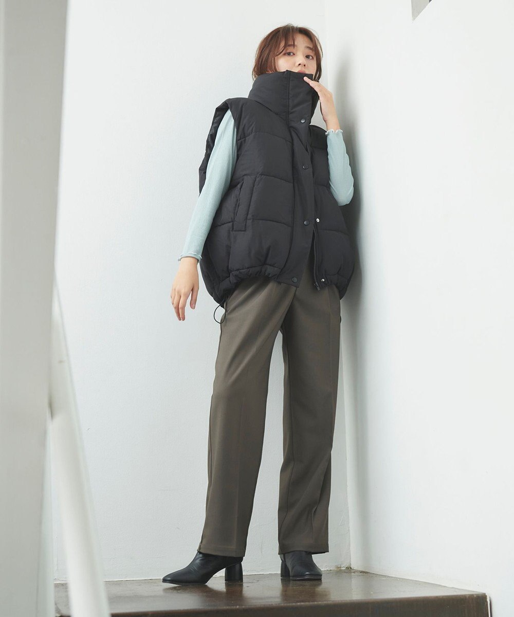 Feroux スタンドネック中綿 ベスト 