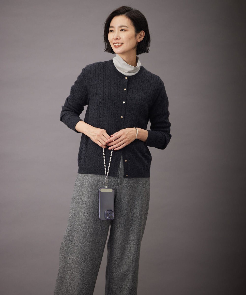 J.PRESS LADIES 【WEB限定・2way】パール スマホ ストラップ 