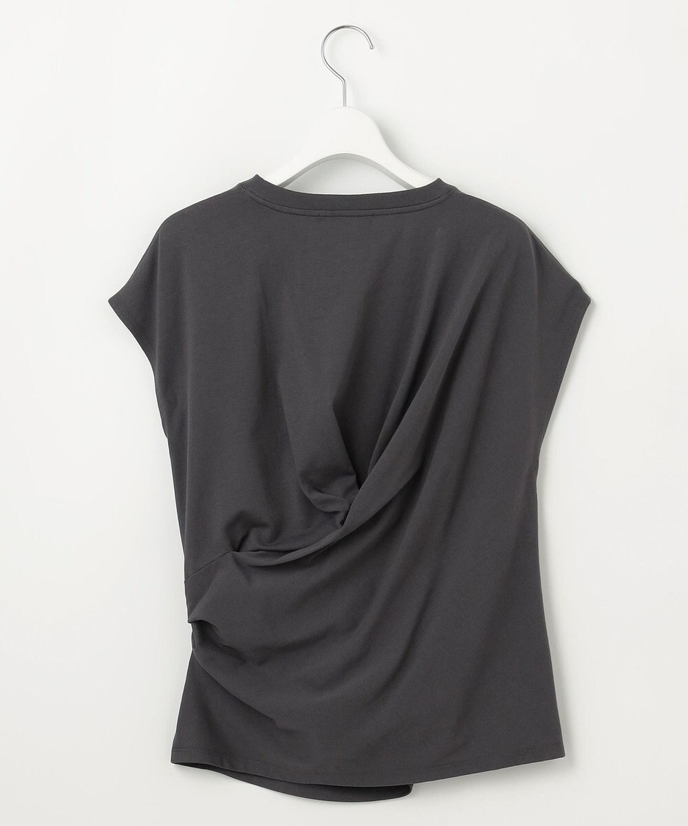 23区 【SLOW/一部店舗限定】MVSコットン カシュクールデザイン Tシャツ 