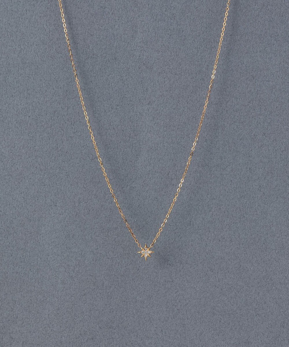 Phoebe 〈金属アレルギー対応〉ルミエールスターライトネックレス/ゴールド 星モチーフ 