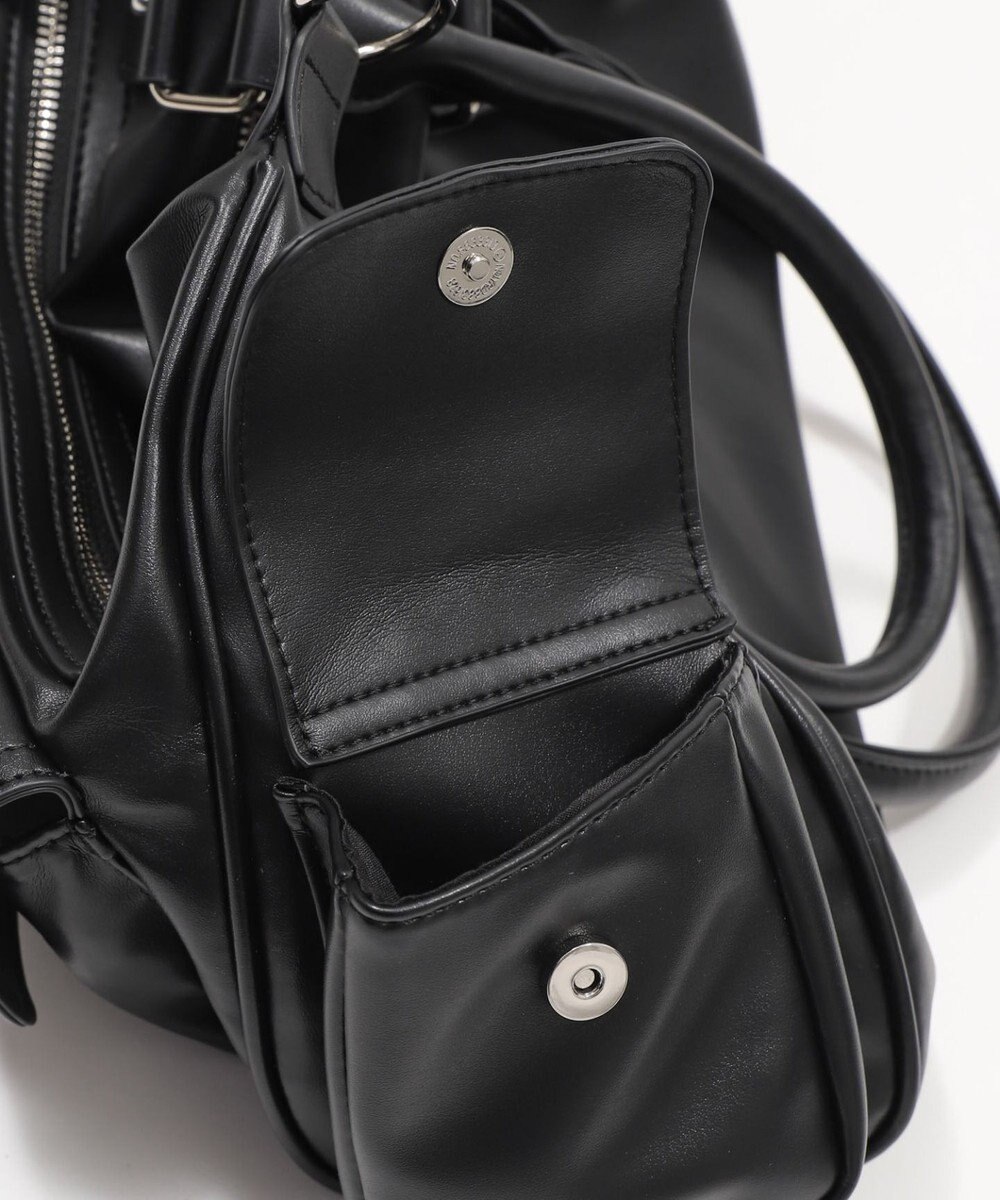 WEGO ポケットデザインボストンショルダー 