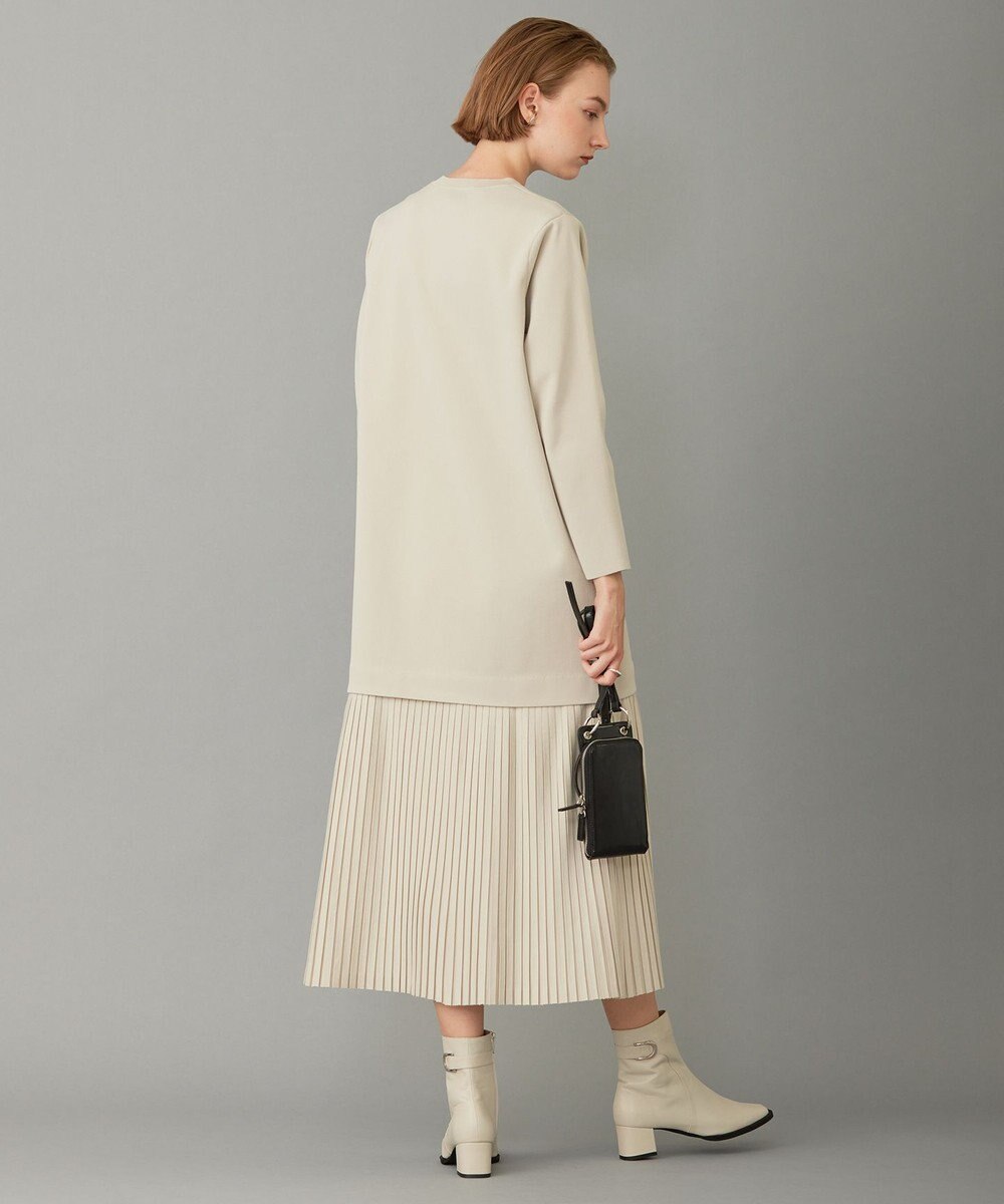 ICB 【洗える】リサイクルポリエステルハイゲージ ドッキングワンピース 