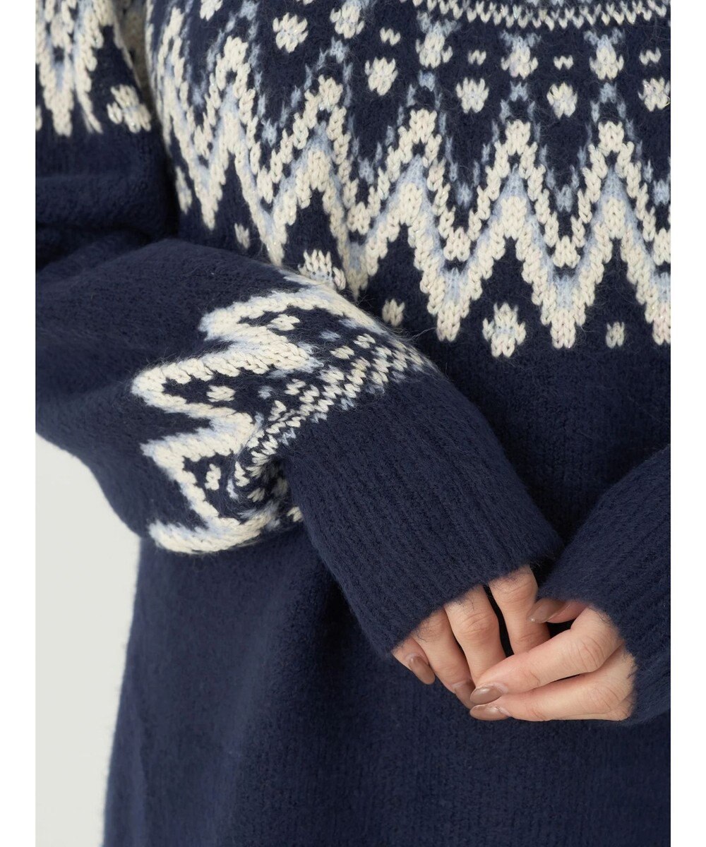 earth music&ecology オーロララメノルディックチュニック 