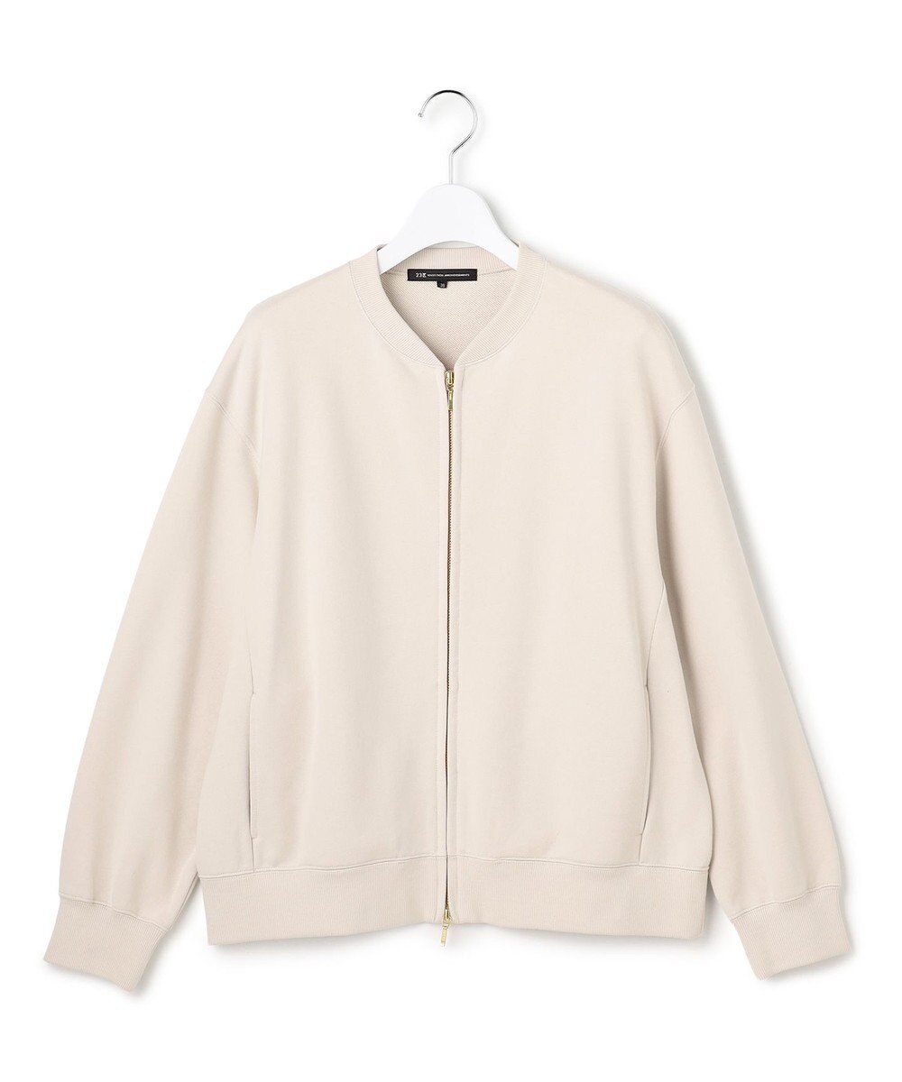 23区 S 【WEB＆一部店舗限定】クリアコットンテリー ダブルジップ ブルゾン 