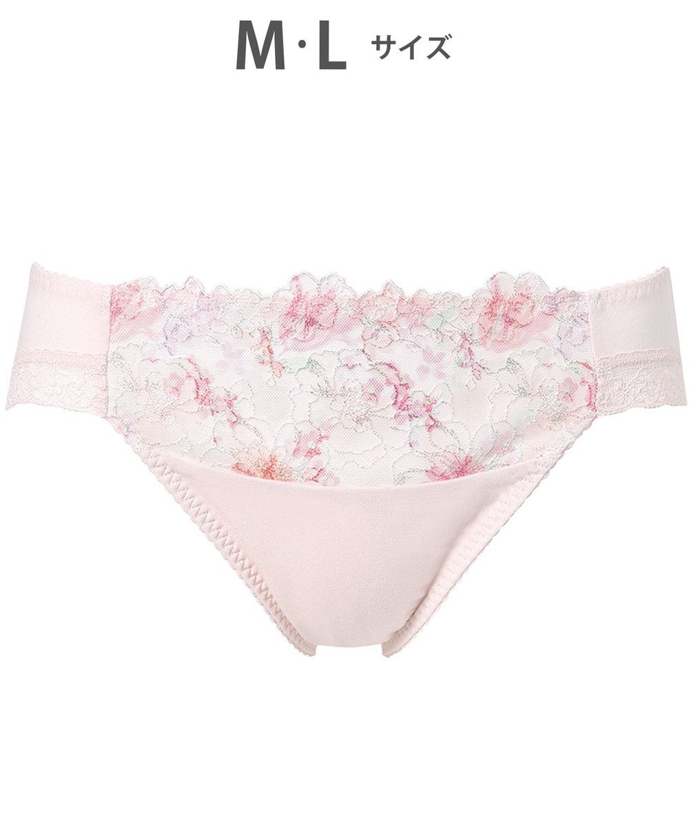 Wing ショーツ KB2060とペア 綿混素材（身生地部） やさしいはきごこち ナチュラルアップブラ はきこみ丈あさめ KF3360 ウイング／ワコール 