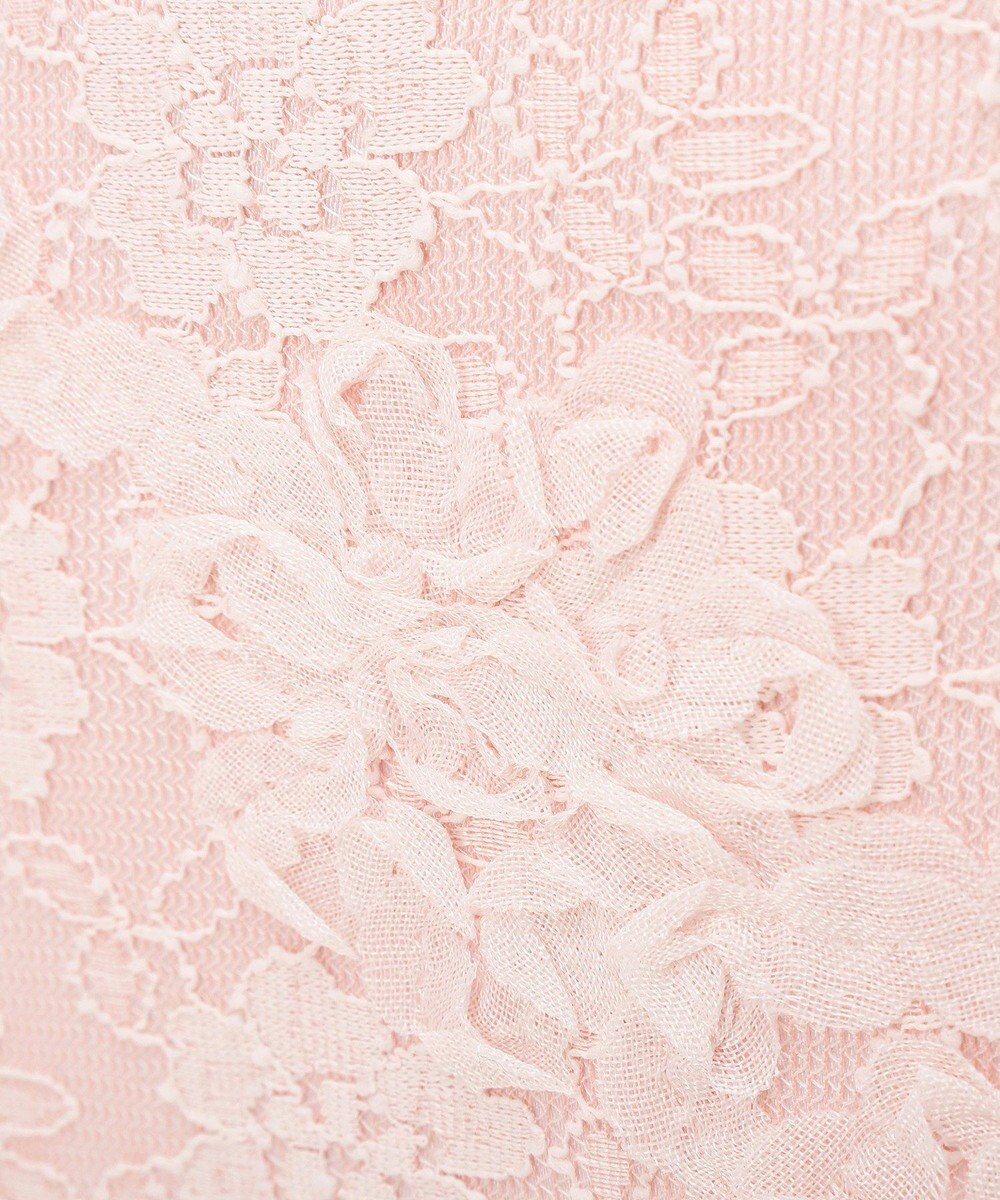 Maison de FLEUR 桜フリルハンドルスクエアトートSバッグ 