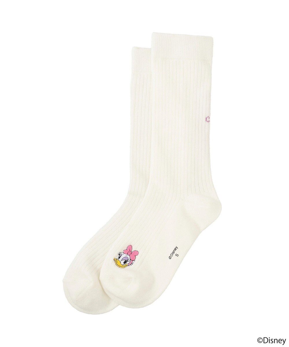 earth music&ecology 【予約】Disney/アソート刺繍入り靴下 