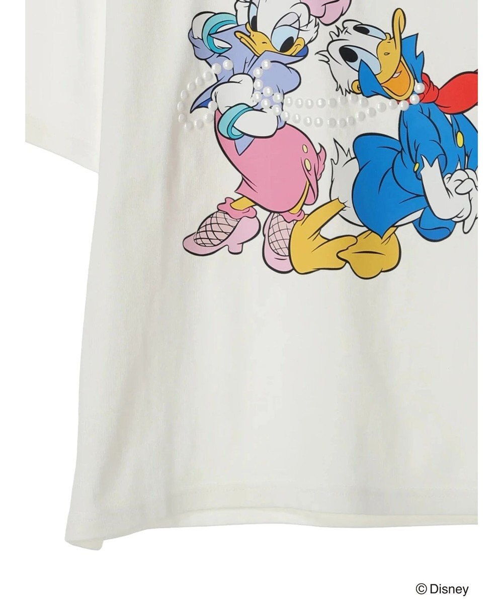 Green Parks ドナルドダック９０ｔｈ／アクセ風プリントＴＥＥ 