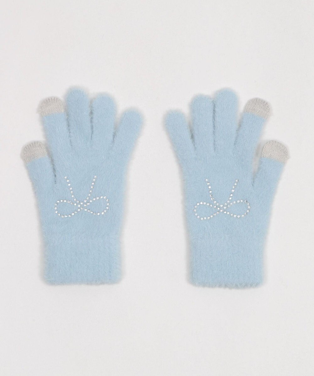 WEGO 【手袋】リボンラインストーングローブ 