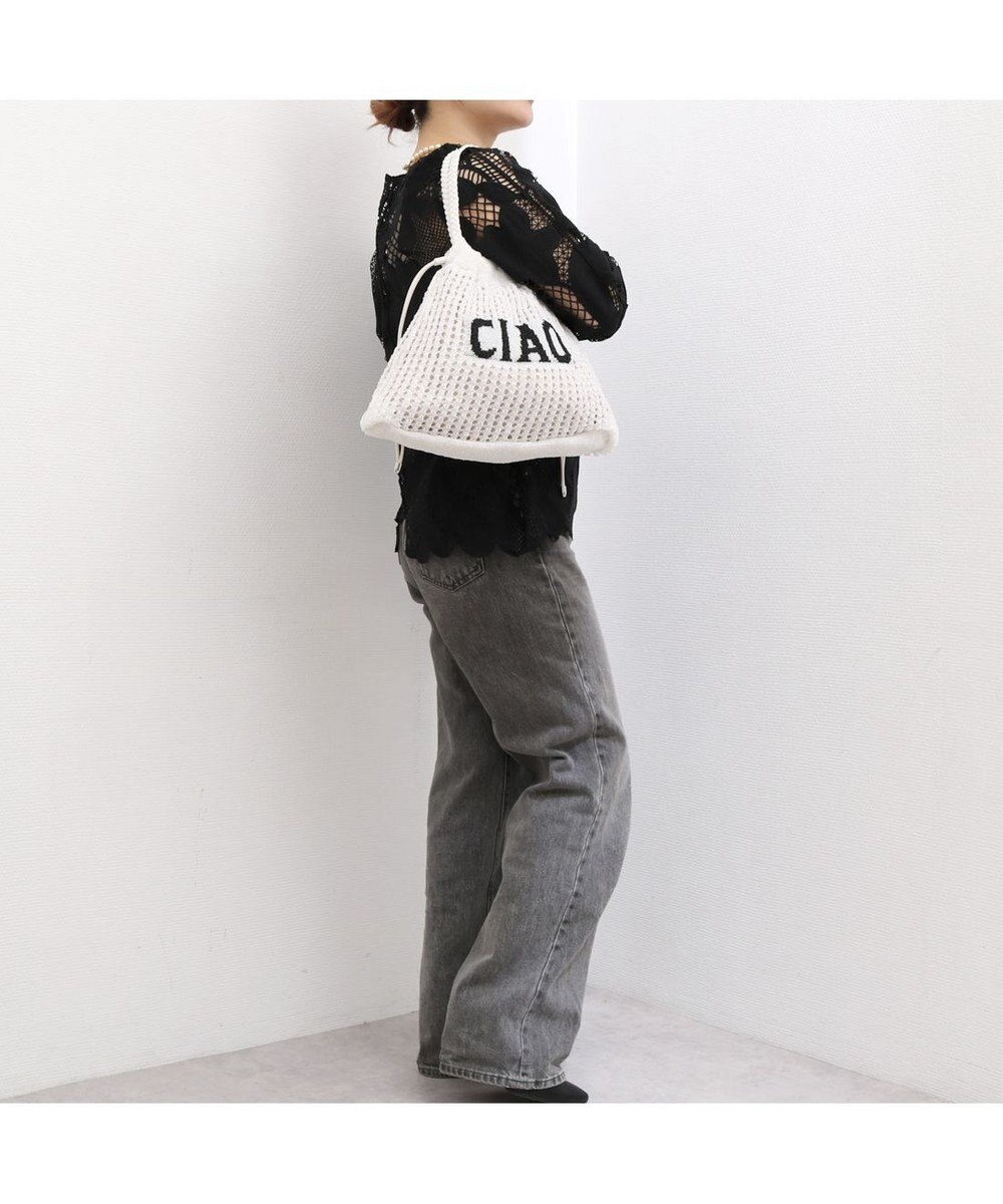 UNBILLION カシュカシュ cachecache / メッセージラメニット2wayバッグ 