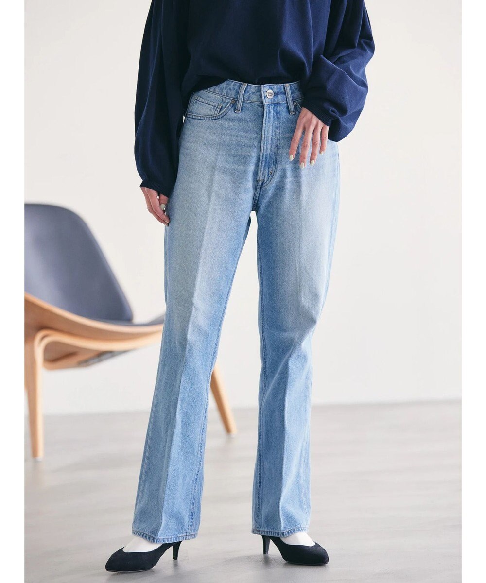 AMERICAN HOLIC センタープレスフレアデニム 