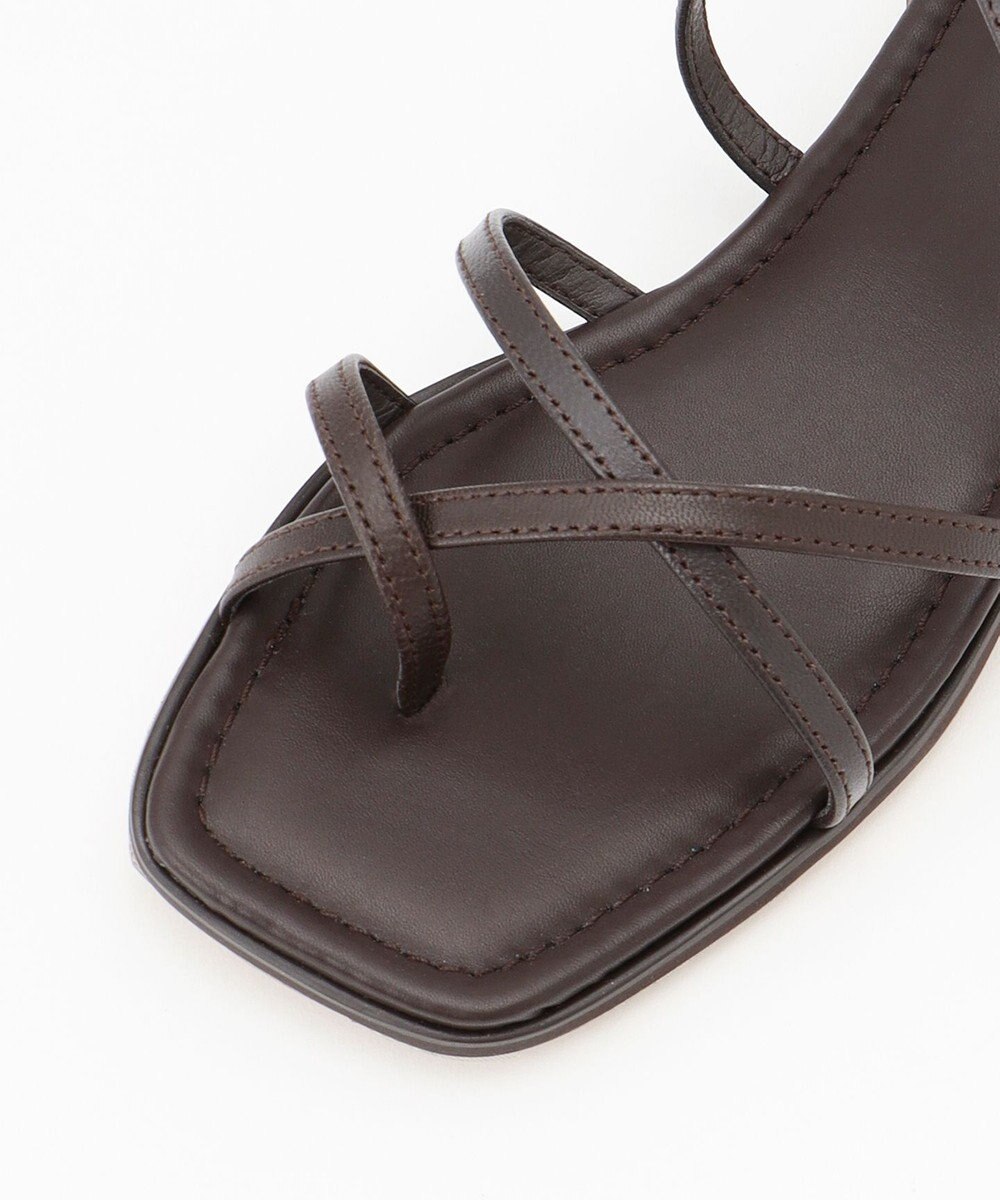 自由区 レースアップ サンダル 