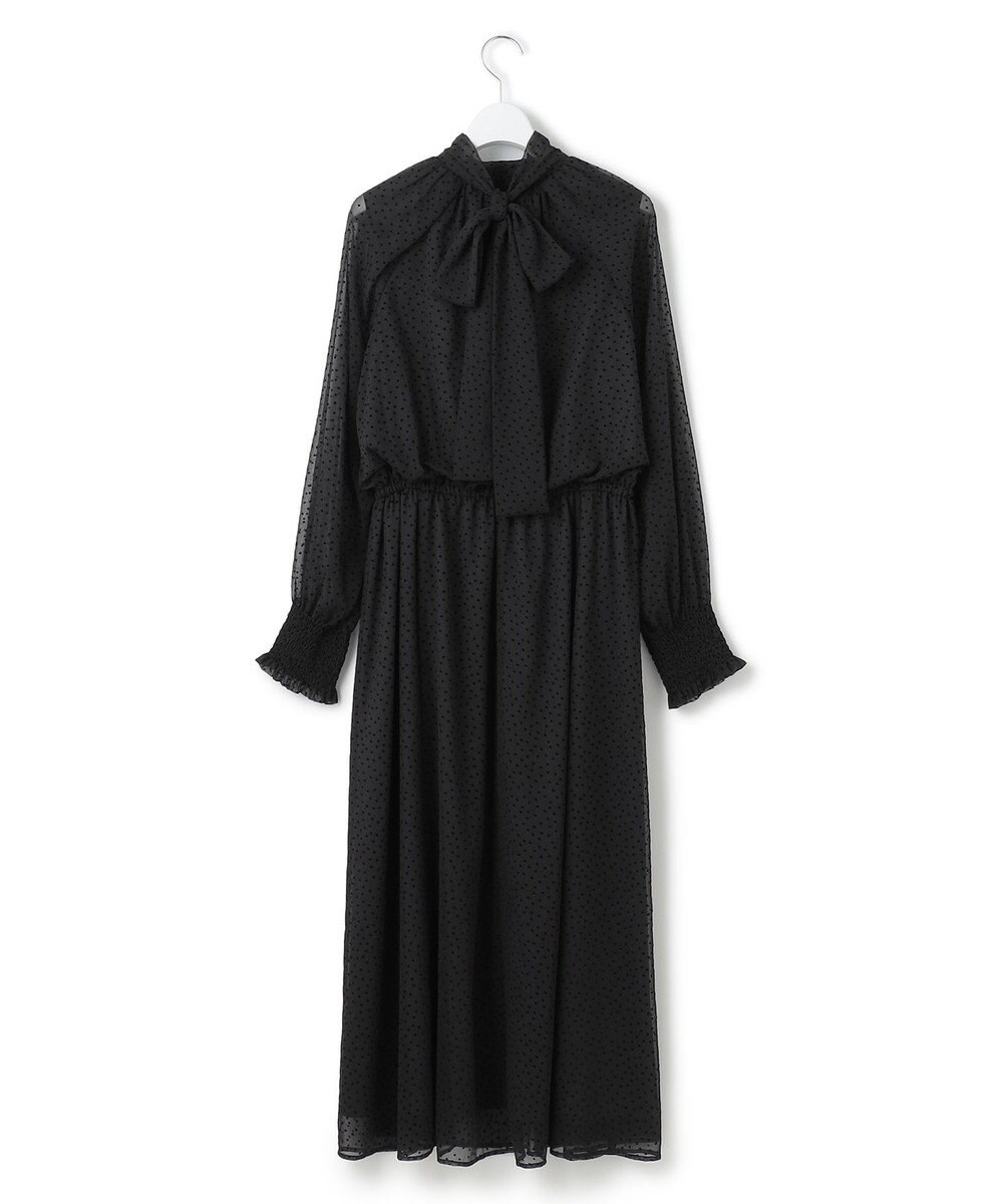 23区 S 【APPLAUDIR】シアードットフロッキー ドレス 