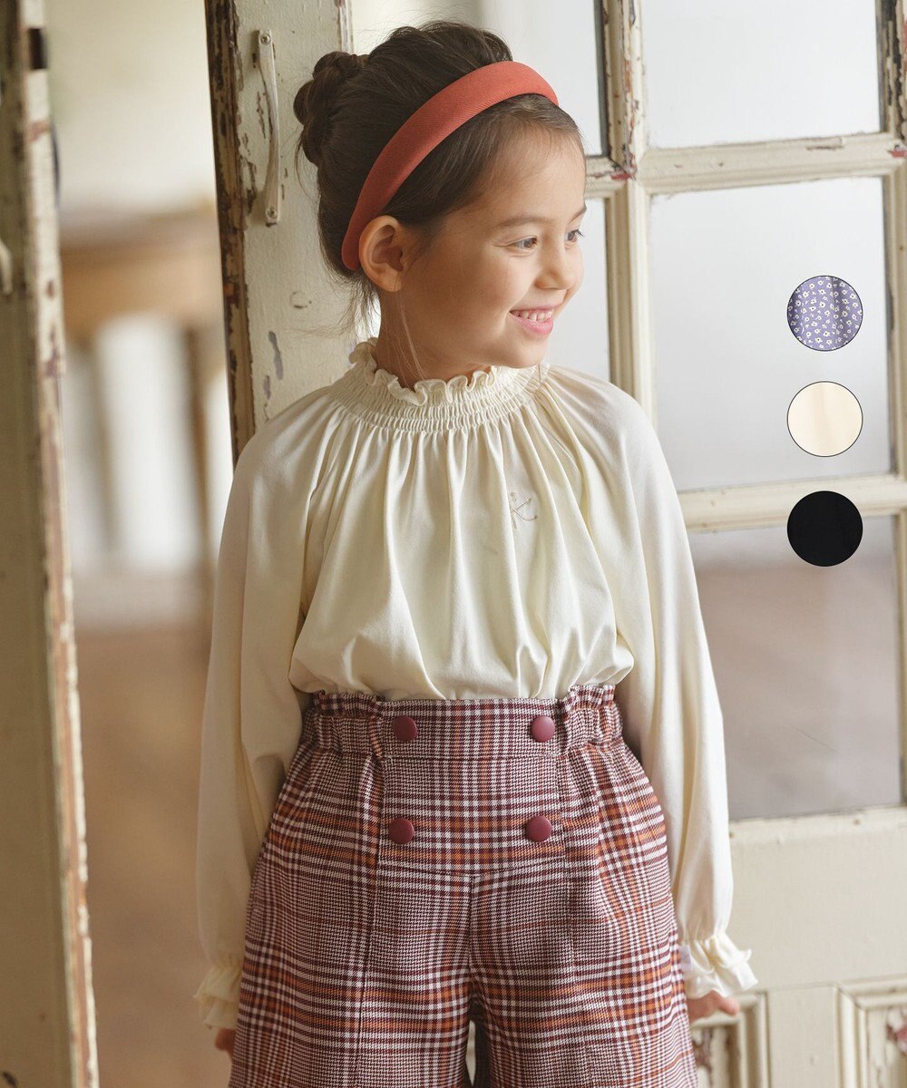 組曲 KIDS 【150-160cm】シャーリング Tシャツ 