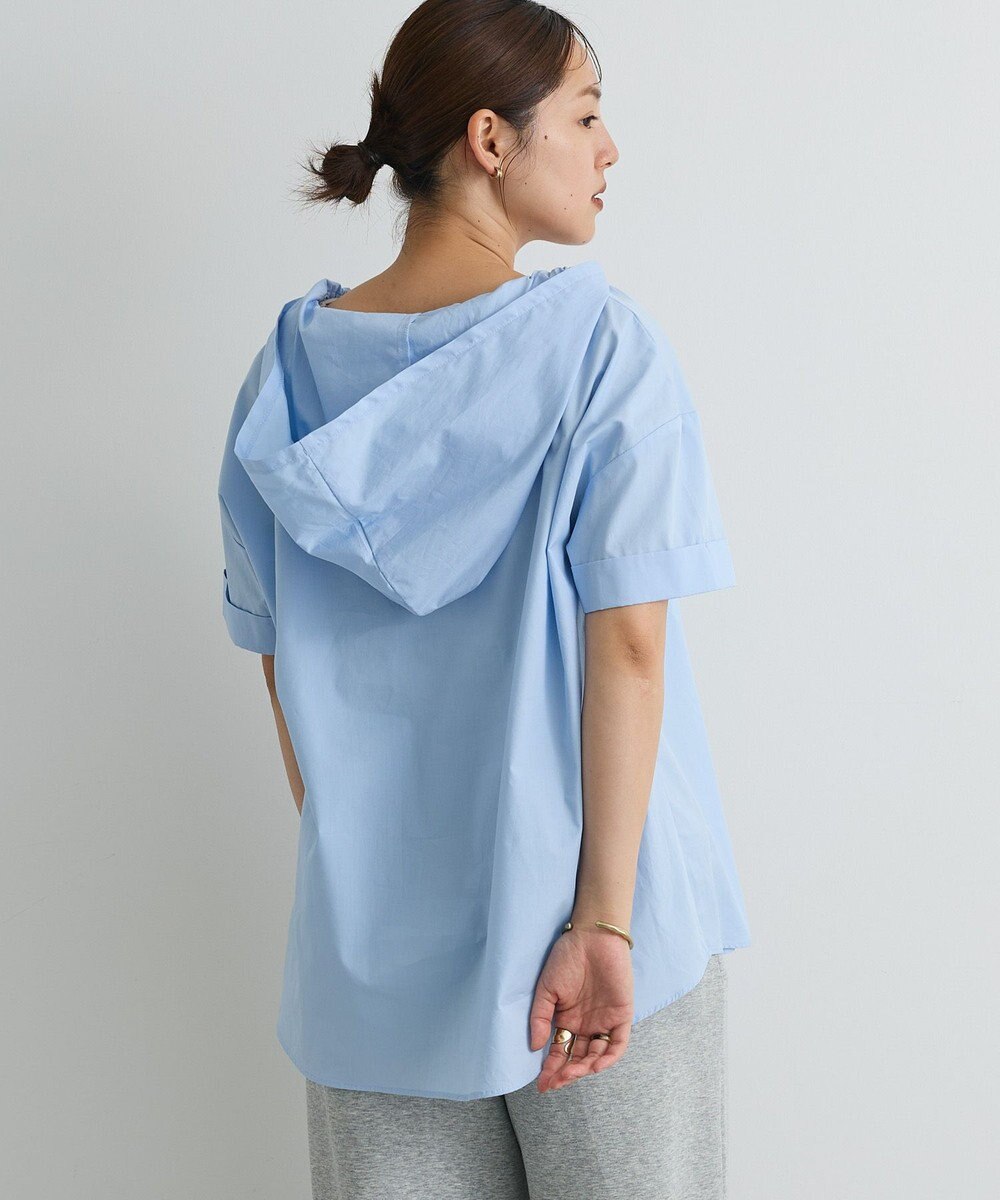 CRAFT STANDARD BOUTIQUE オーバーサイジングフード付きシャツ 