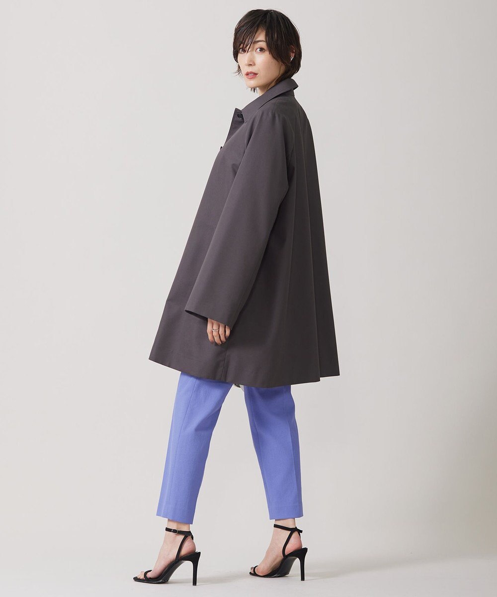 ICB 【撥水加工】ＴＣシャンブレーツイル ステンカラーコート 