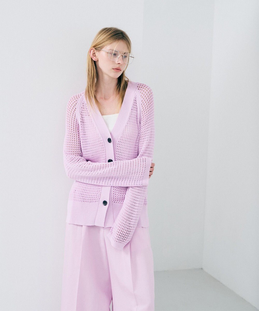 uncrave メッシュニット カーディガン 