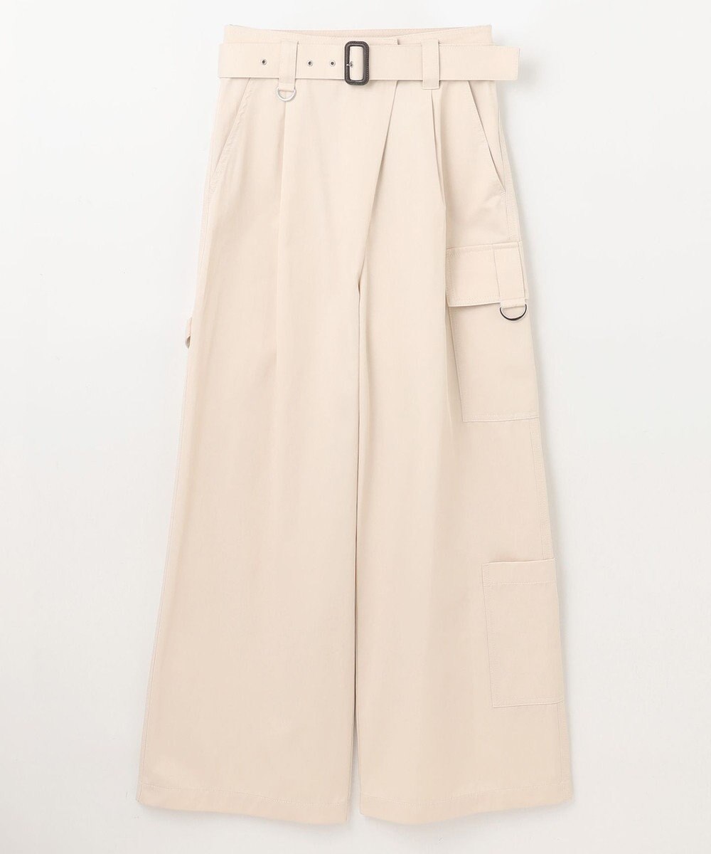 GRACE CONTINENTAL アシンメトリーワークパンツ 