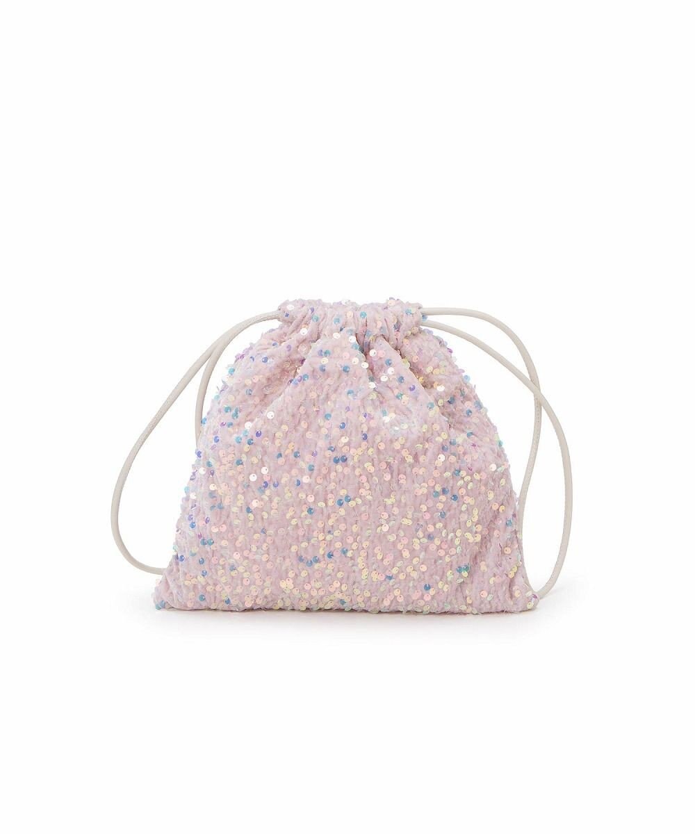 TOPKAPI 【TREASURE TOPKAPI】スパンコール エンブロイダリー刺繍 巾着 バッグ / ポーチ 