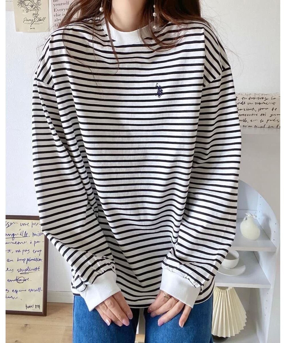 WEGO USPOLOだぼそでカラーロンT 