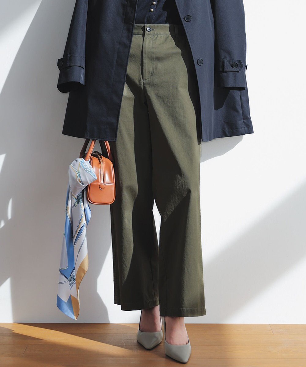 23区 【Oggi掲載/WEB&一部店舗限定カラーあり】ストレッチギャバ チノ パンツ 