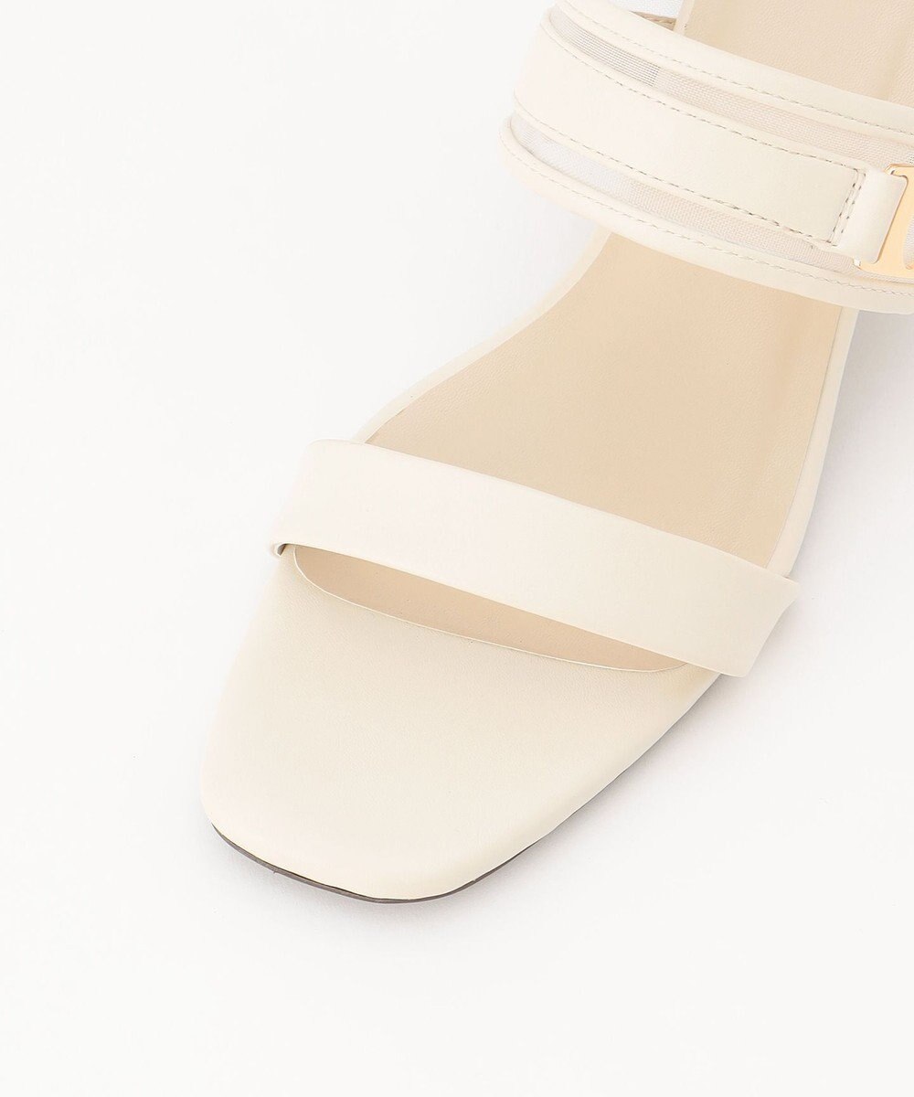 ANY SIS 【23.0~24.0cm】シアーメタルバックルヒール サンダル 