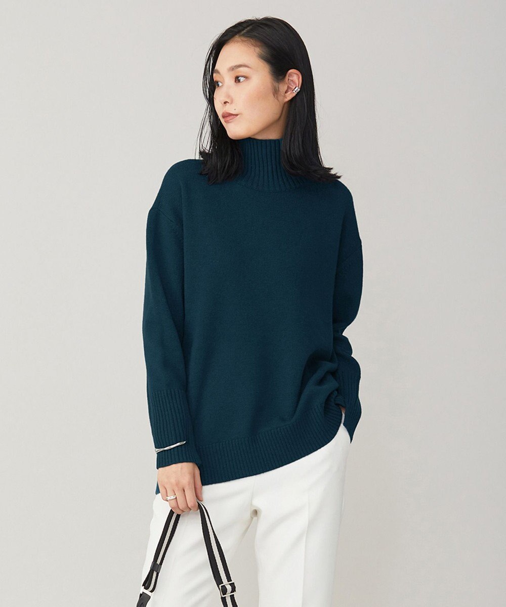 ICB L 【新色追加・WEB限定カラーあり】 ソフトカシミヤミックス ハイネックニット 