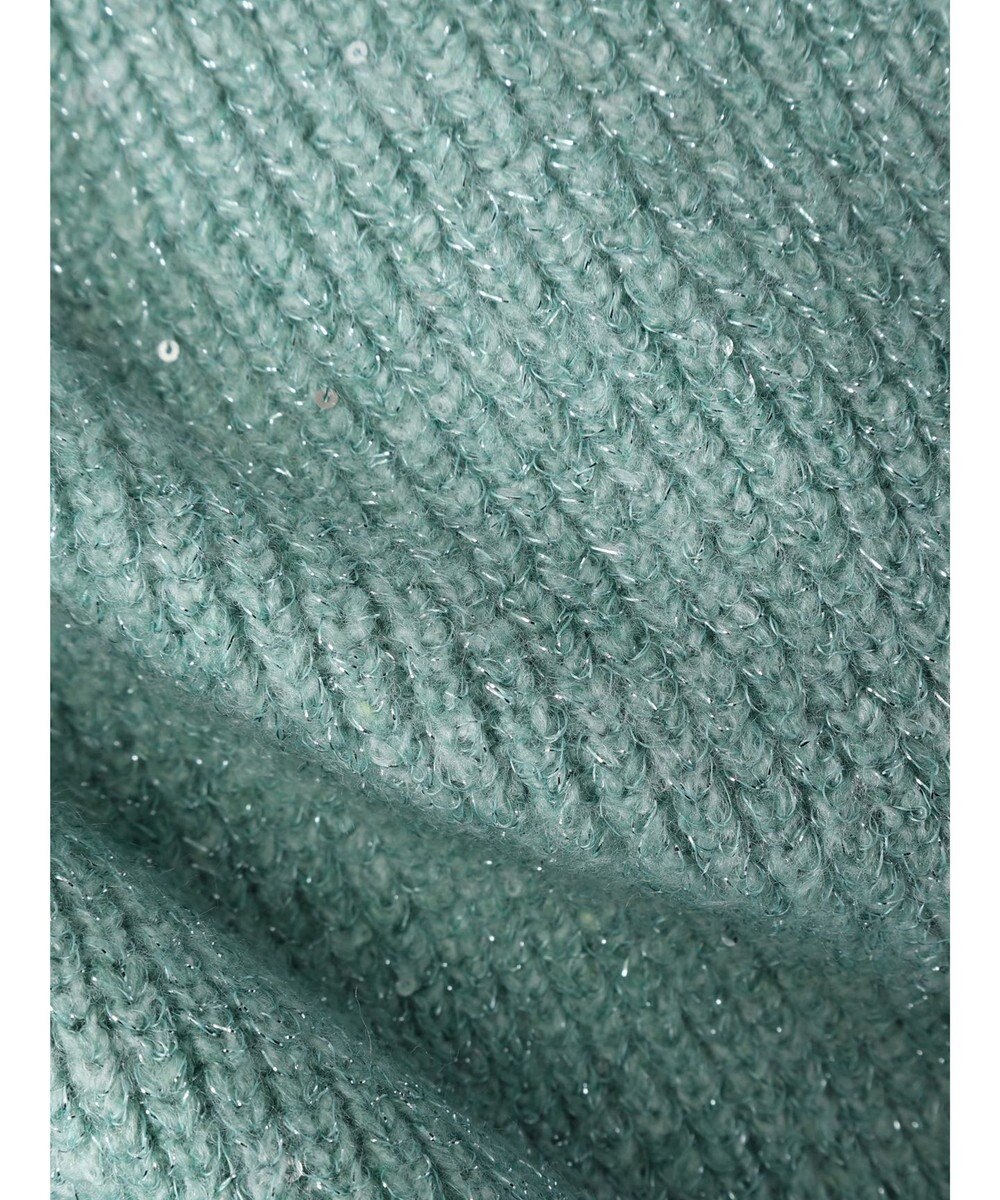 Green Parks ・Ｐｅｔｉｔ　Ｆｌｅｕｒ　ラメ＆スパンコールニット 