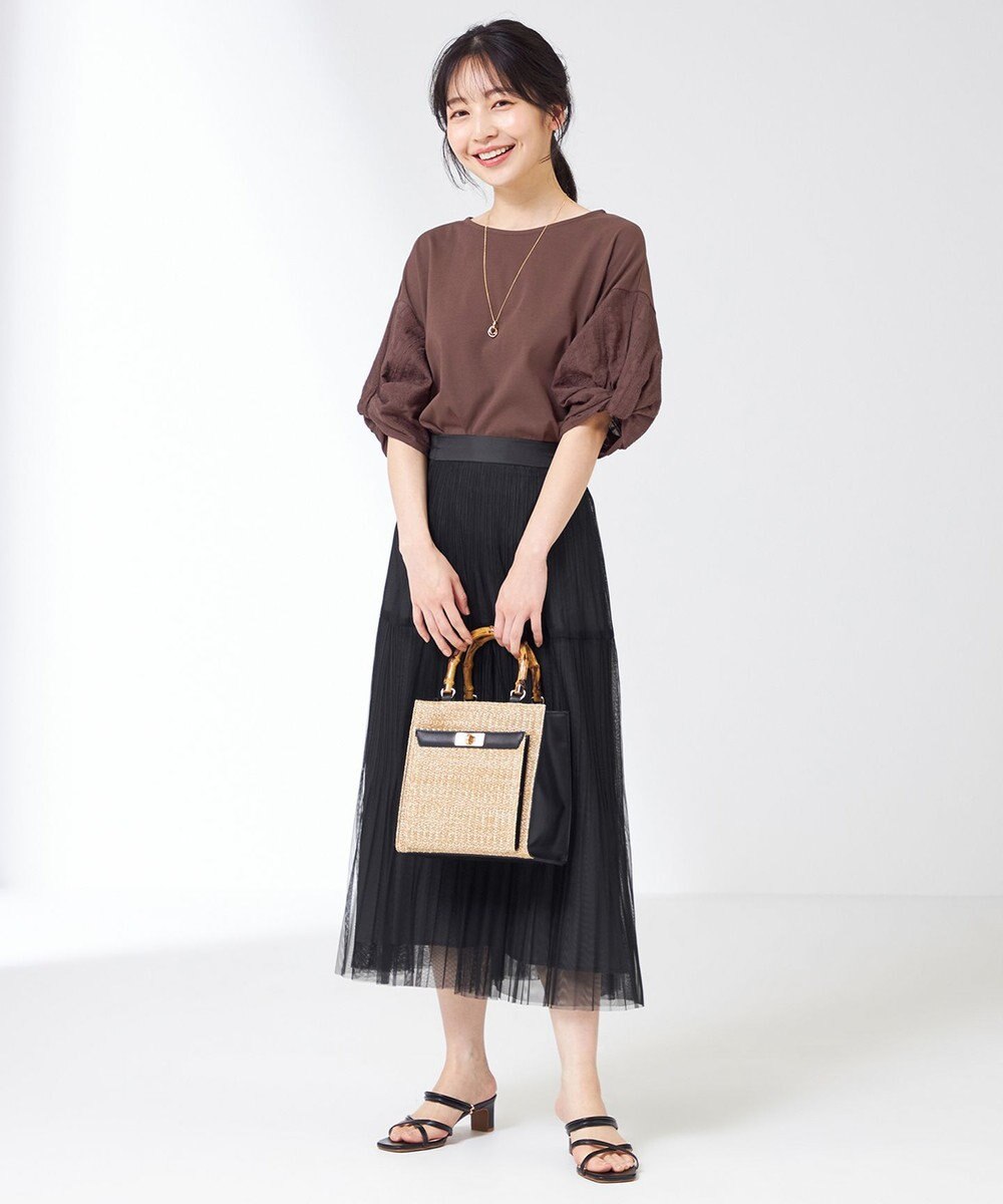 ANY SIS レースコンビ Tシャツ 