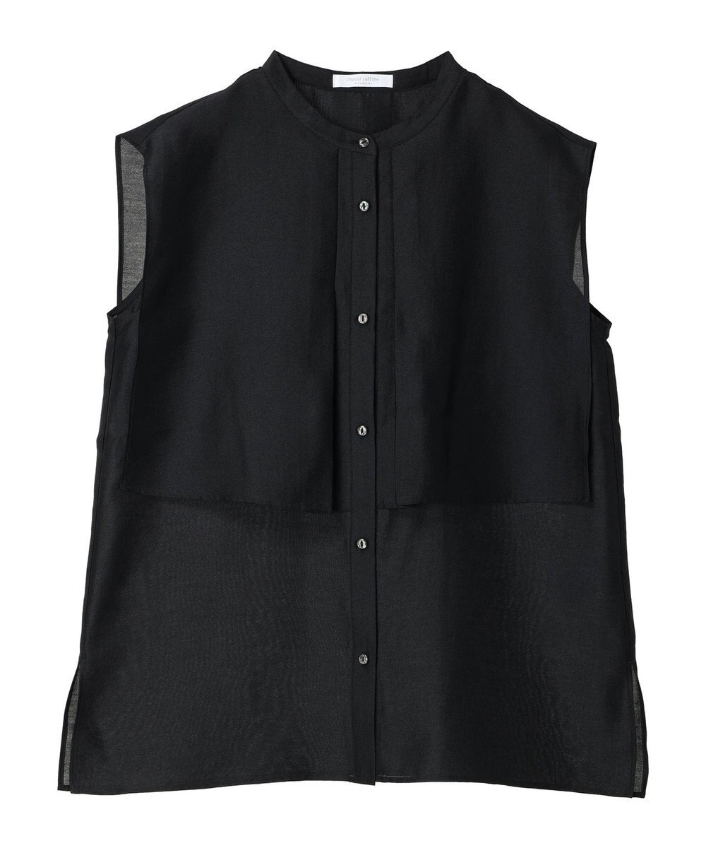 Green Parks レイヤードノースリーブブラウス 