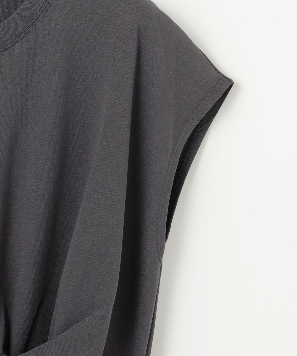 23区 【SLOW/一部店舗限定】MVSコットン カシュクールデザイン Tシャツ 