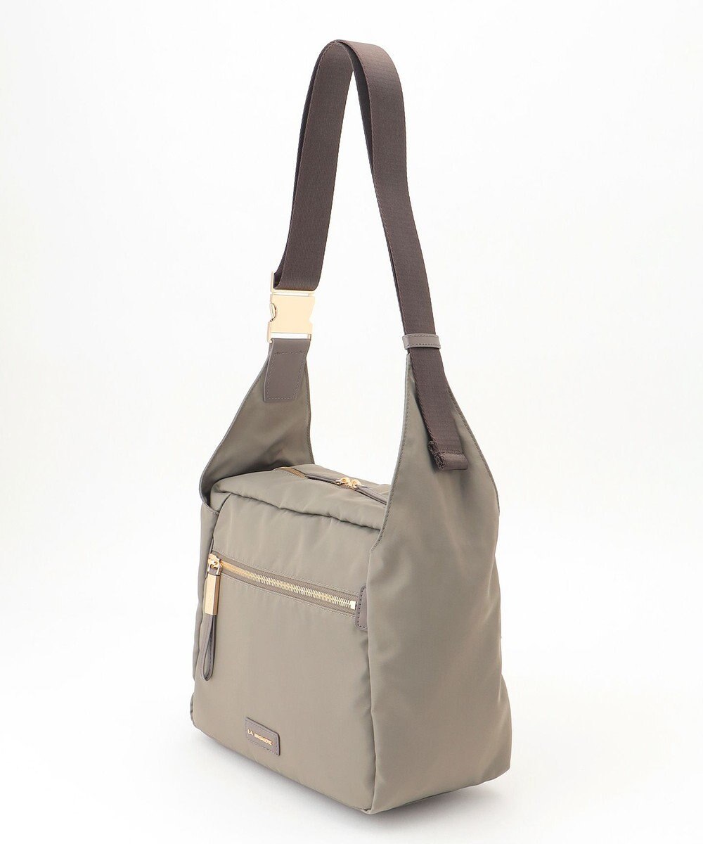 LA BAGAGERIE メタルバックル　ボックスショルダー　Sサイズ 
