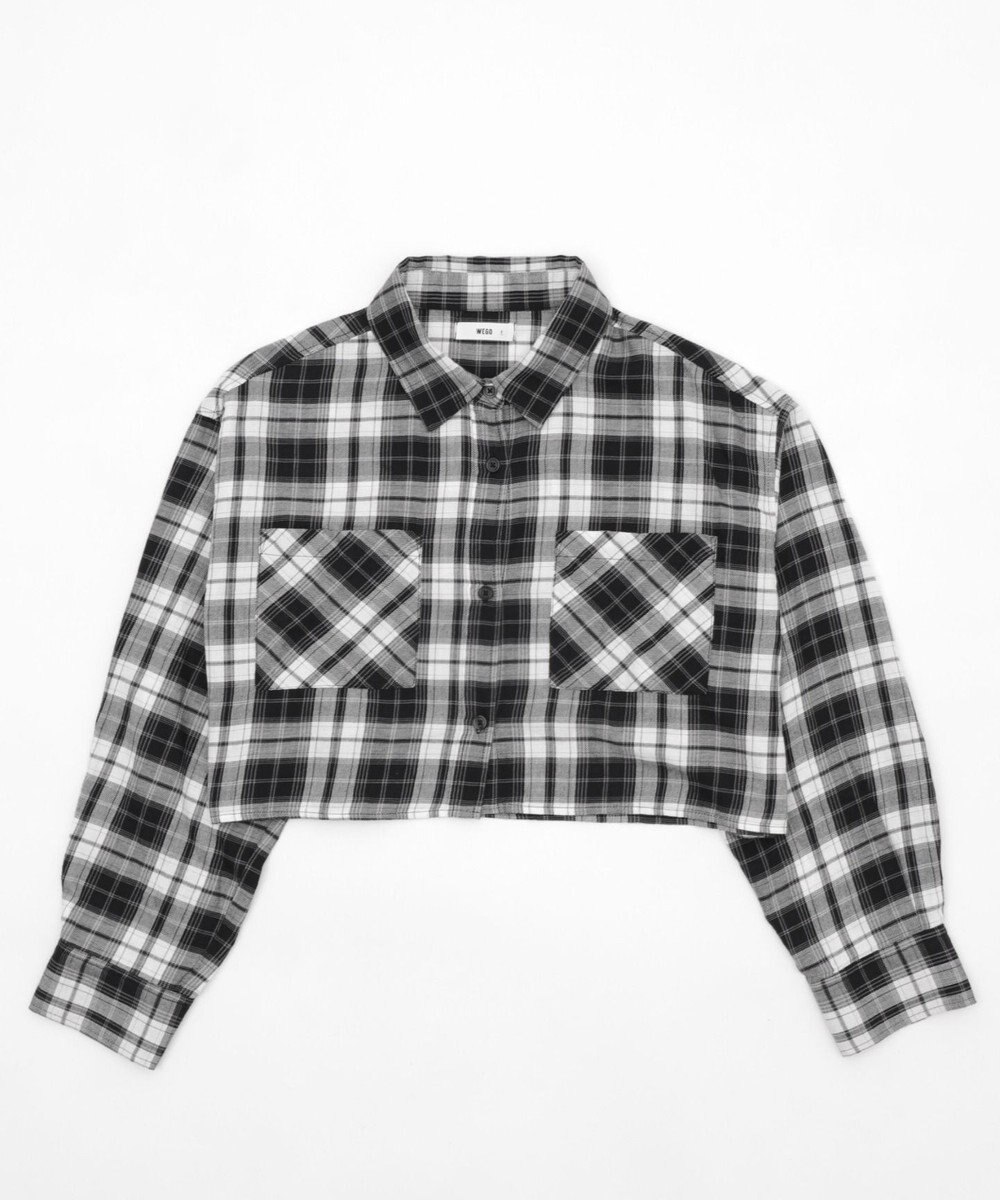 WEGO チェックショートシャツ 