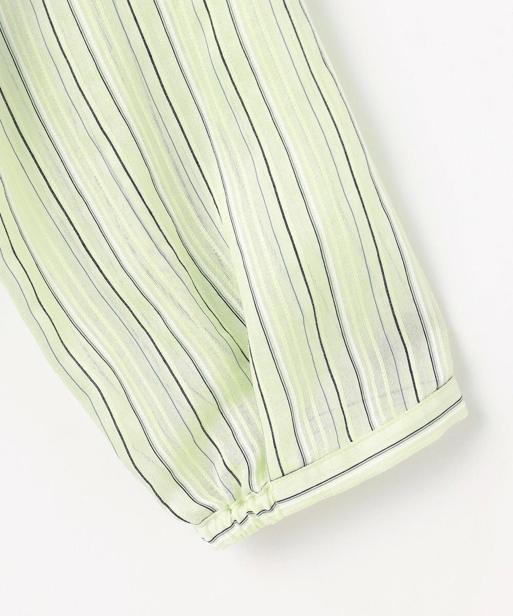 J.PRESS LADIES 【洗える】ランダムストライプ シアー プルオーバー カットソー 