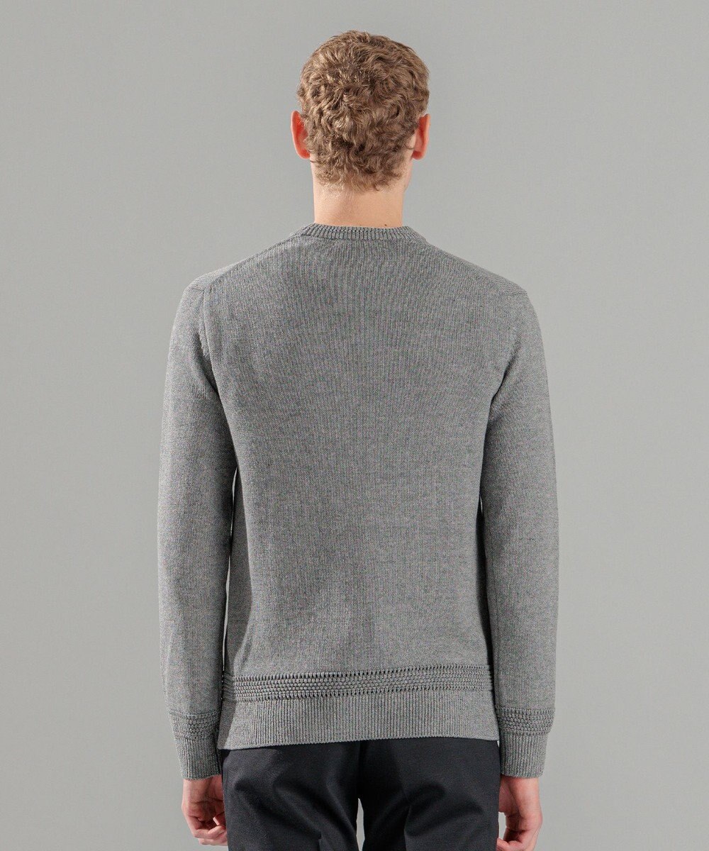 JOSEPH HOMME 【洗える】ハイツイストコード　クルーネックニット 