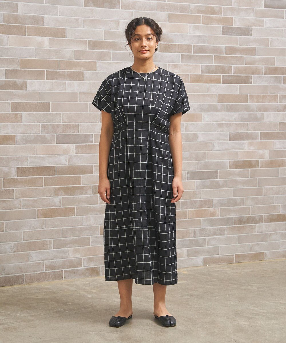 J.PRESS YORK STREET 【WOMEN】リネンライクイージーフィット ワンピース 