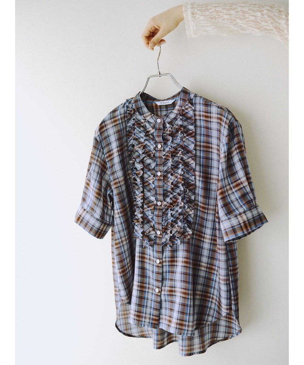 Te chichi チェックフリルブラウス《2026 SUMMER LOOK item》 