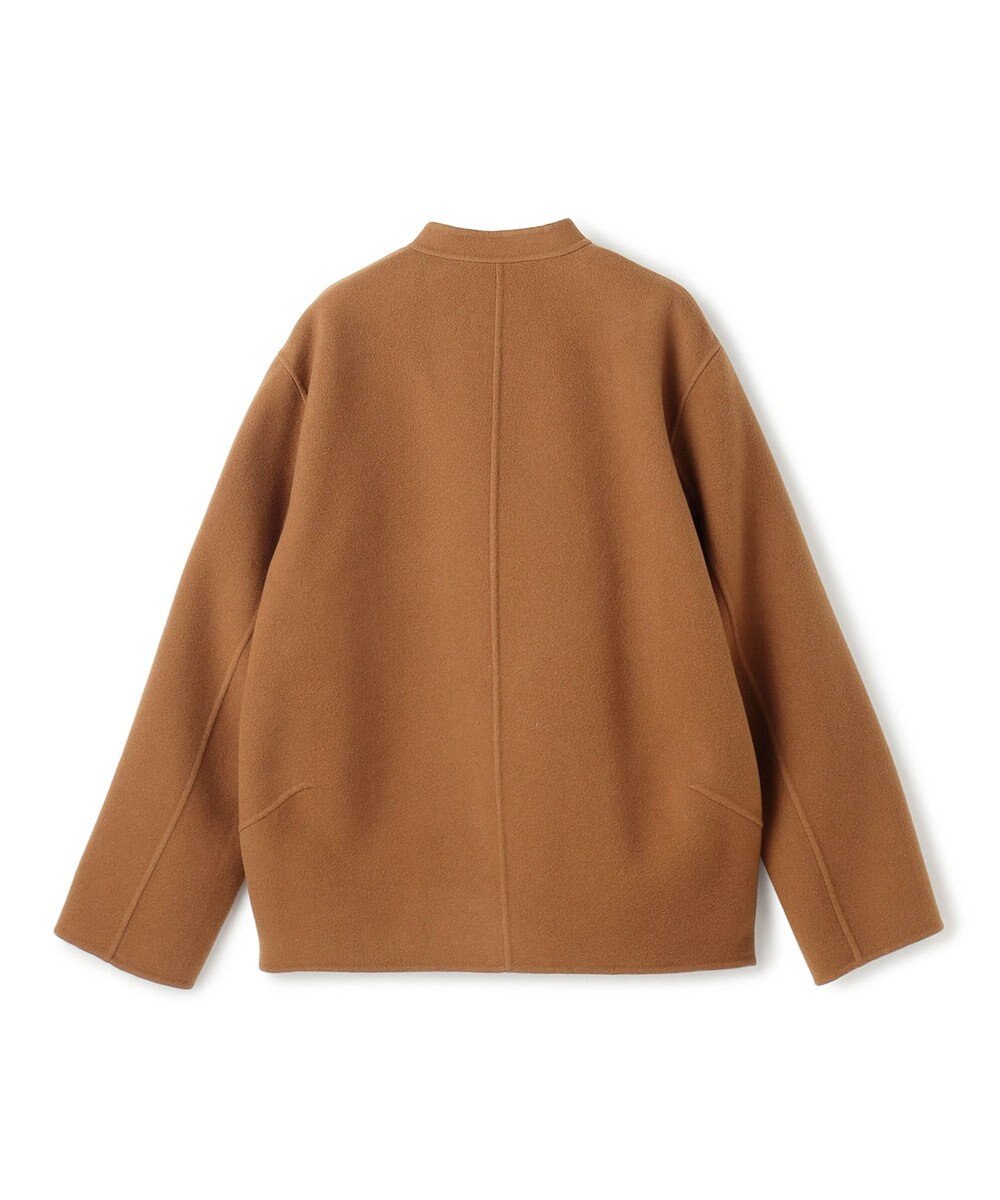 BEIGE， 【andGIRL 秋号掲載】LEMOORE / ウールリバースタンドカラーショートコート 