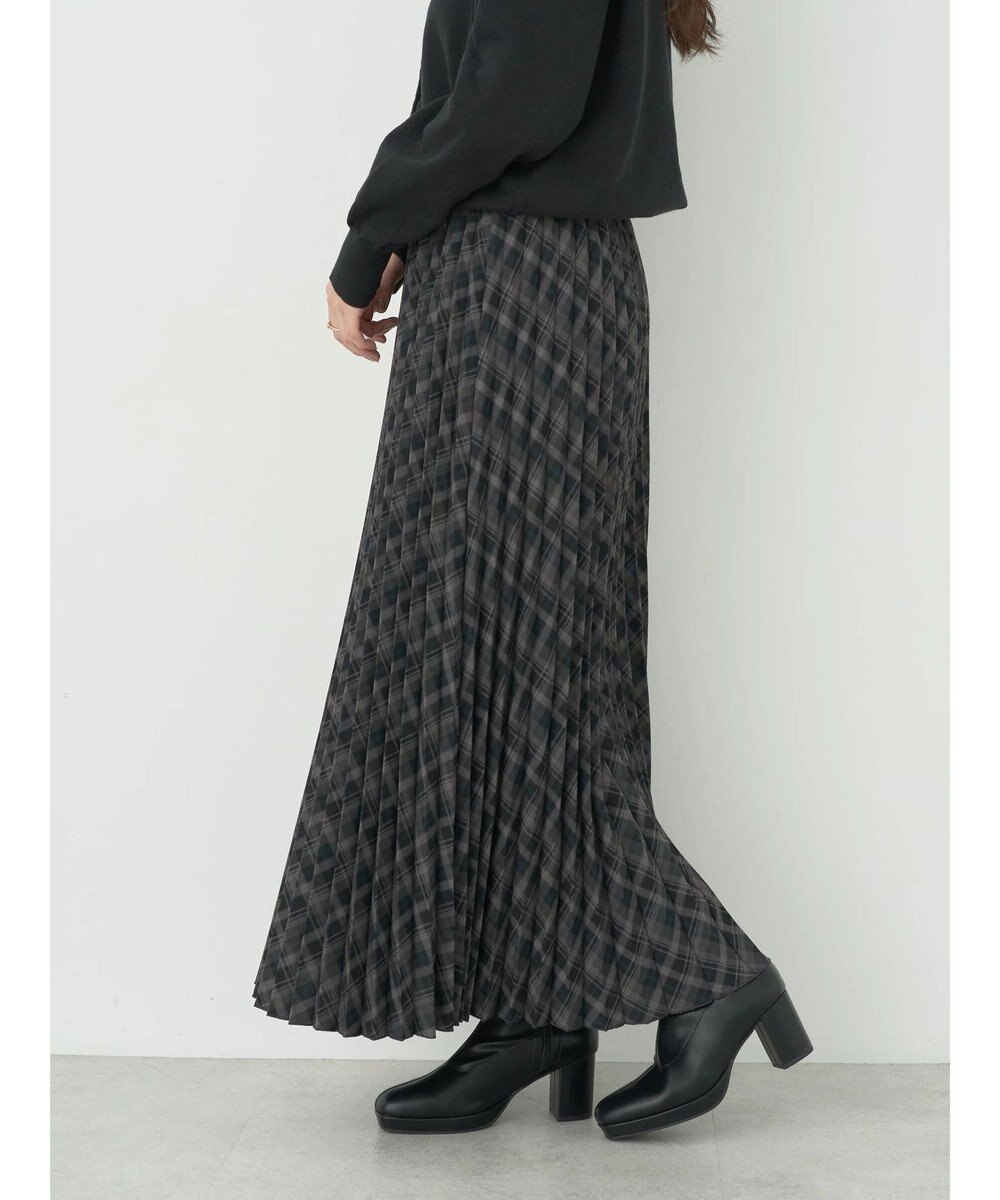 earth music&ecology すきな丈プリーツスカート 