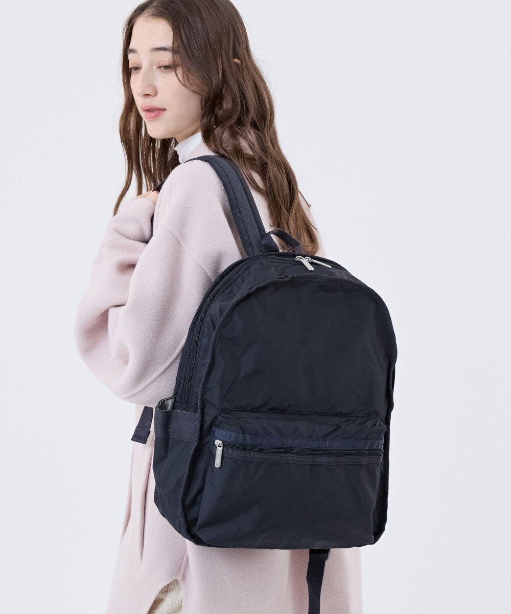 LeSportsac ROUTE BACKPACK/ディープシーブルー 