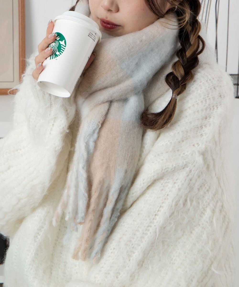 WEGO 【ユニセックス着用ITEM】ワイドフリンジストール 