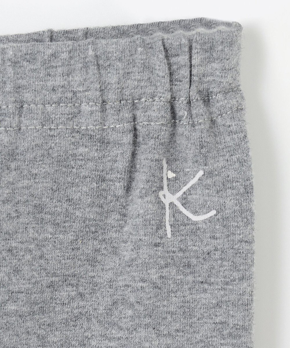 組曲 KIDS 【80-100㎝】１０分丈フラワープリント レギンス 