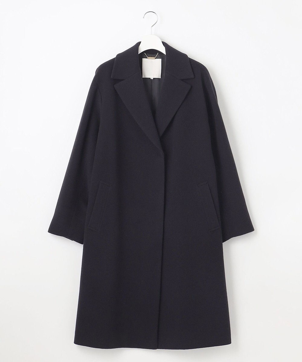 自由区 シャルムビーバーロング コート 