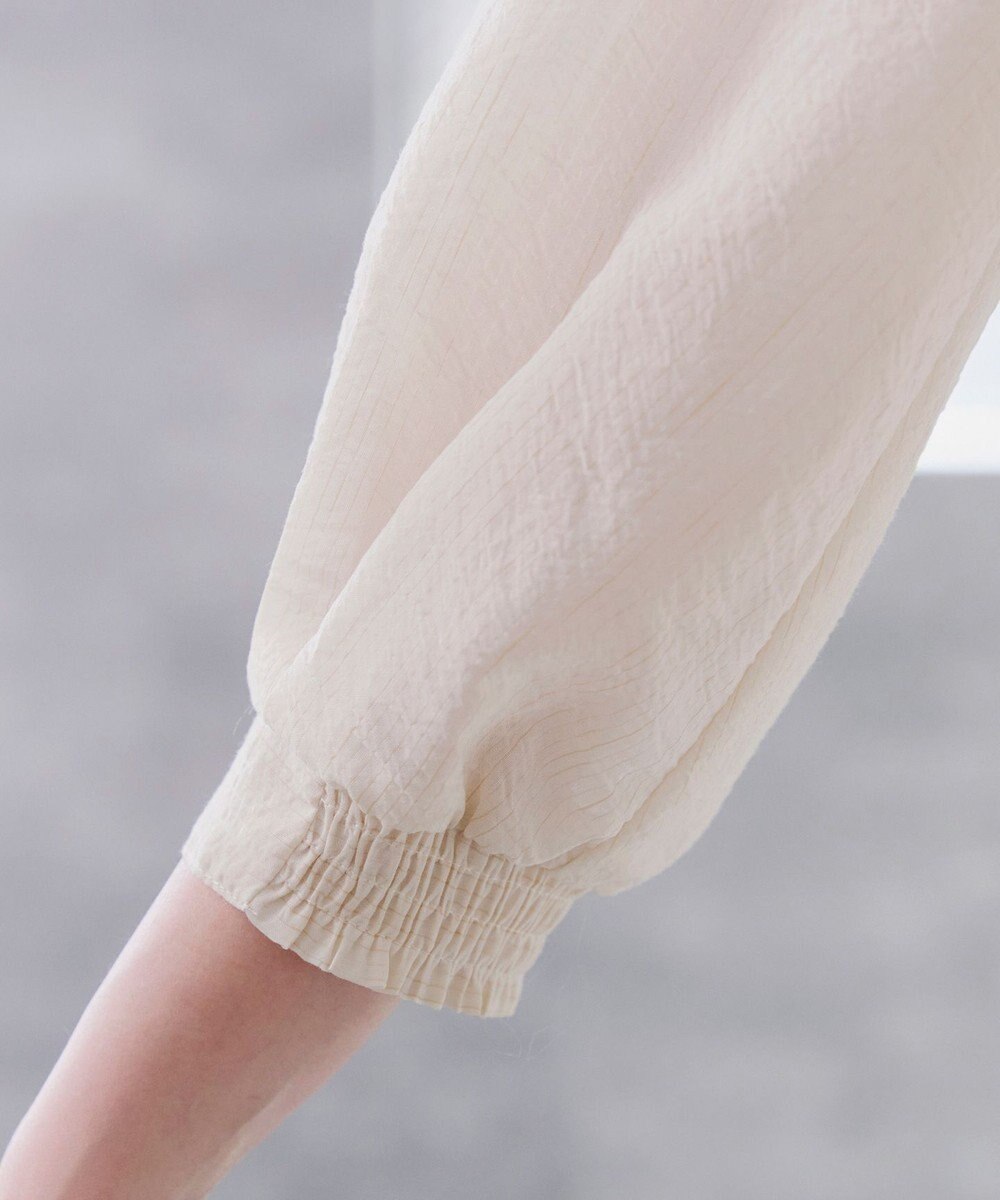 Tiaclasse L 【洗える】シアーパーカーカーディガン 