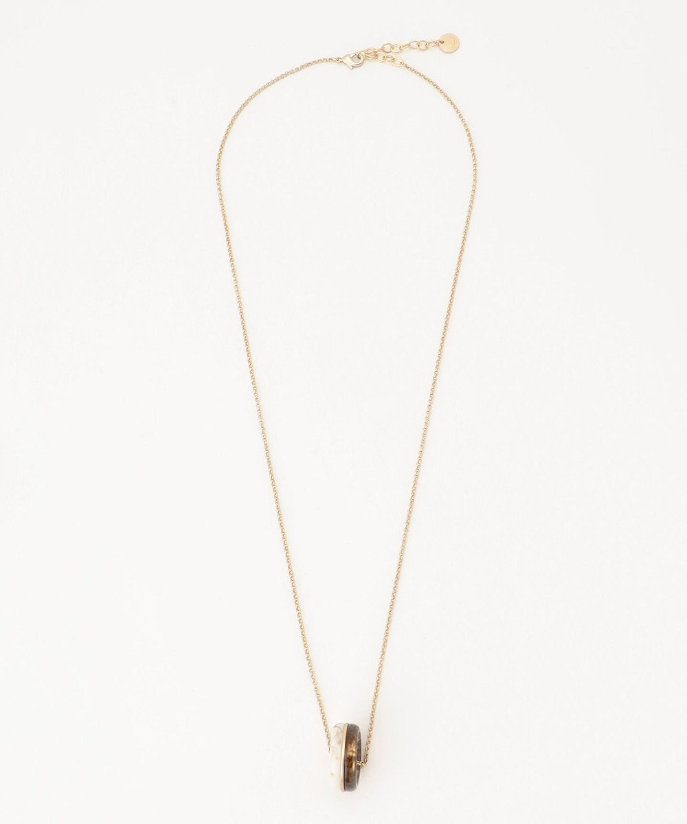 J.PRESS LADIES 【WEB限定】3WAYマーブル スカーフリングネックレス 