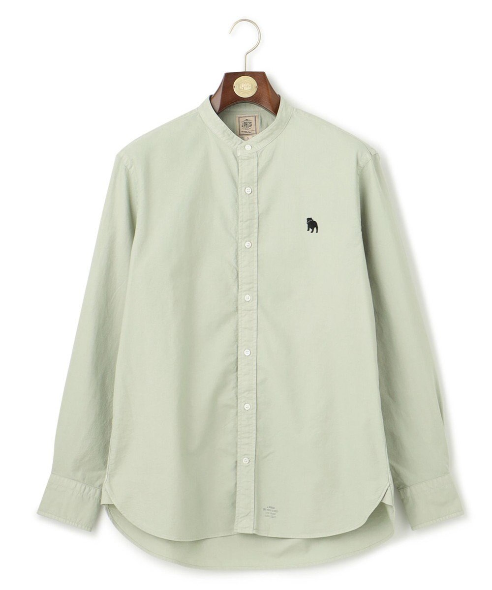 J.PRESS MEN 【大人気バックブル】バンドカラー オックスフォードシャツ 