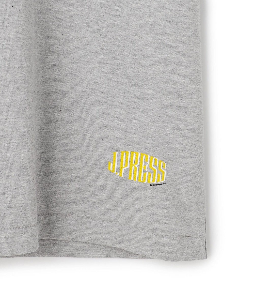 J.PRESS MEN 【J.PRESS ORIGINALS】【UNISEX】Cotton Jersey Small Logo Long Sleeve T-shirt 