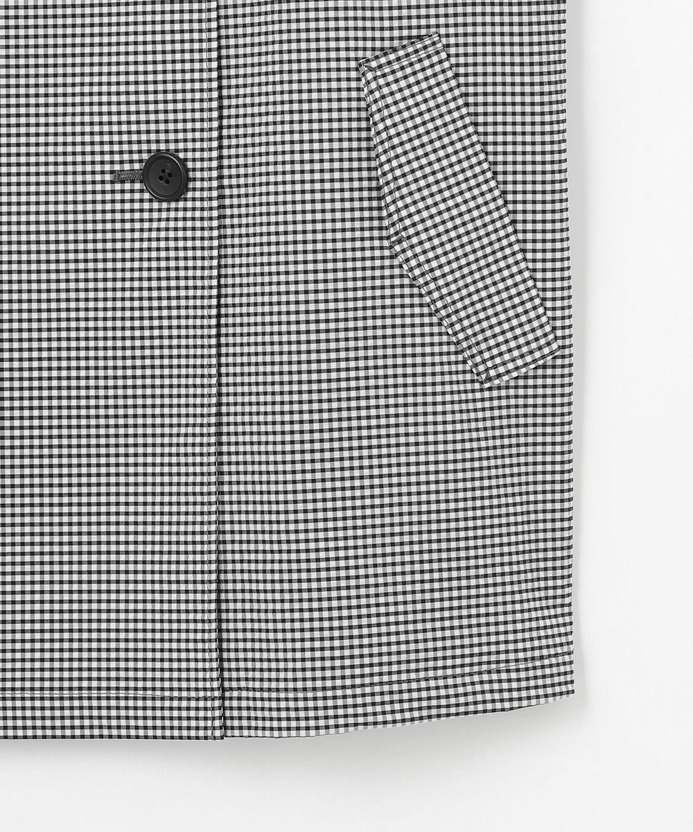 J.PRESS LADIES S 【洗える】Lightストレッチギンガム ダブル トレンチコート 