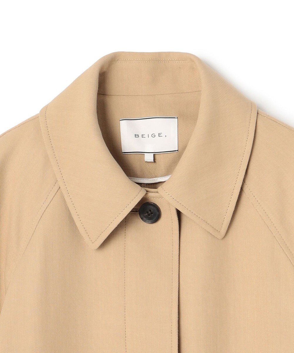 BEIGE， MOLUCCELLA / オーバーサイズステンカラーコート 