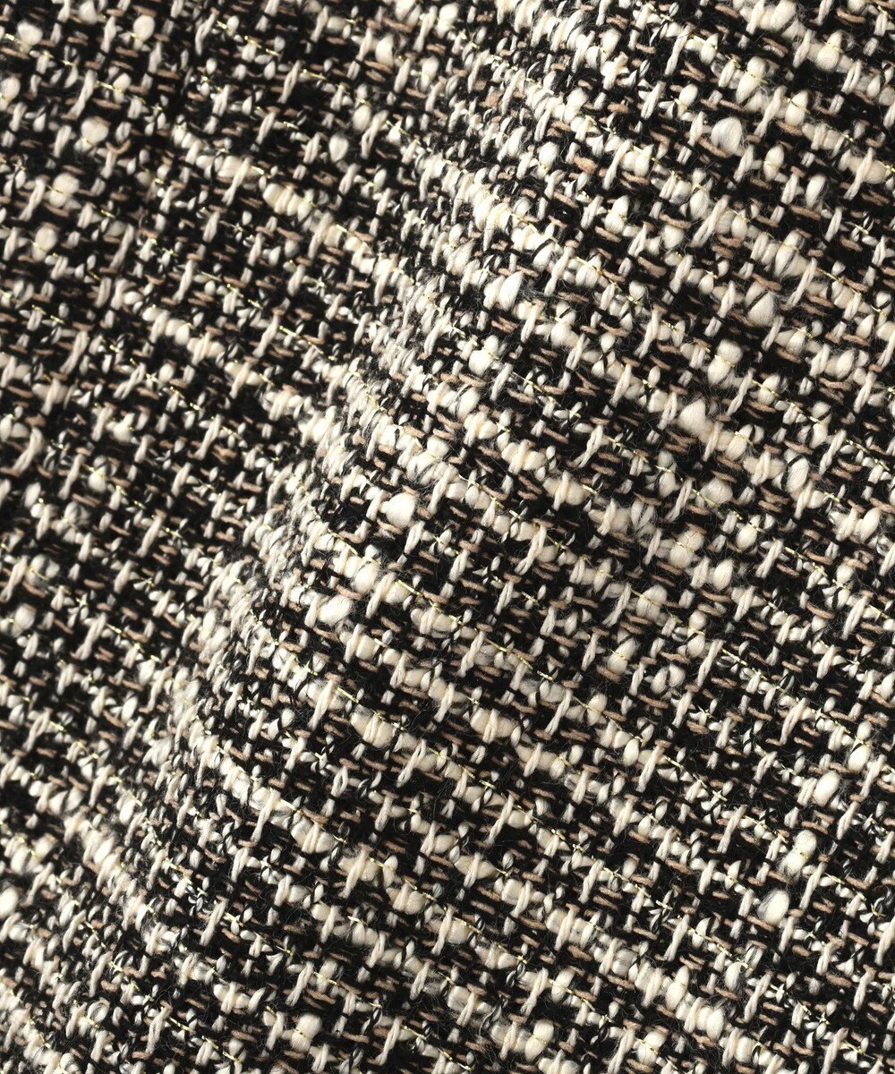 YECCA VECCA ツイードペプラムジレ 